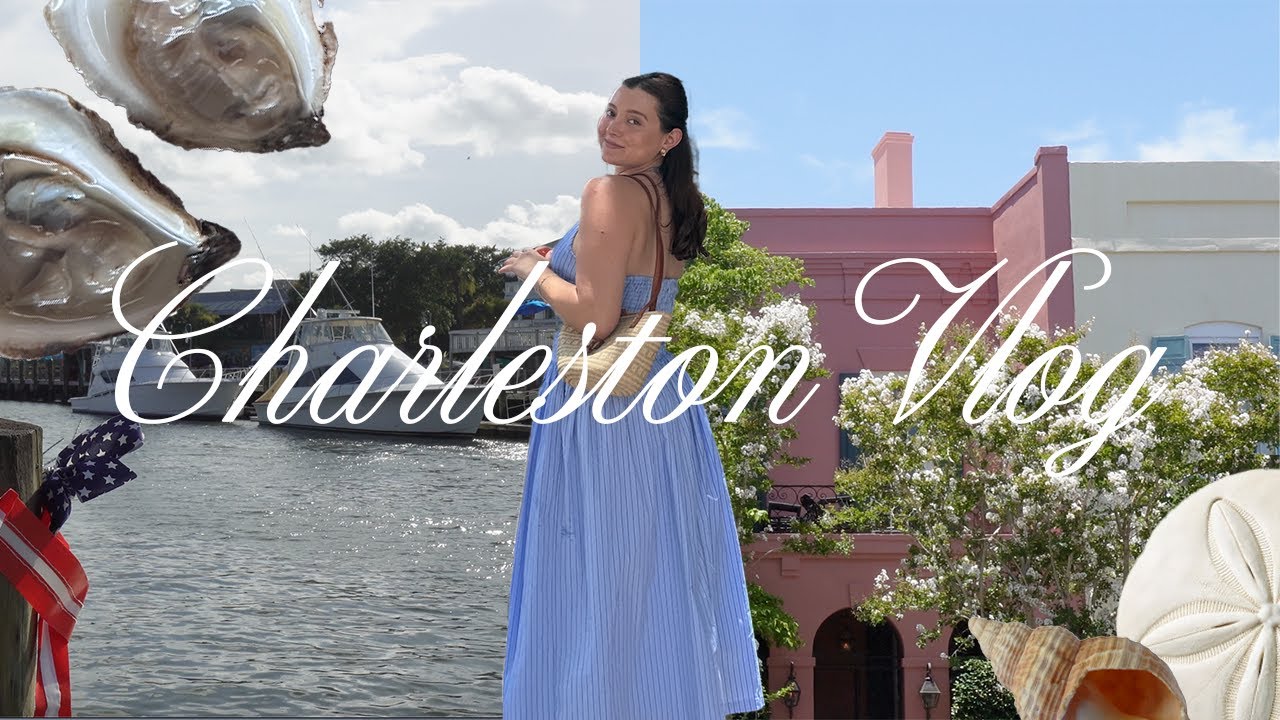 Charleston Vlog 🦪⚓️🌾 sister trip, shopping on king street, folly beach, good eats & more!!