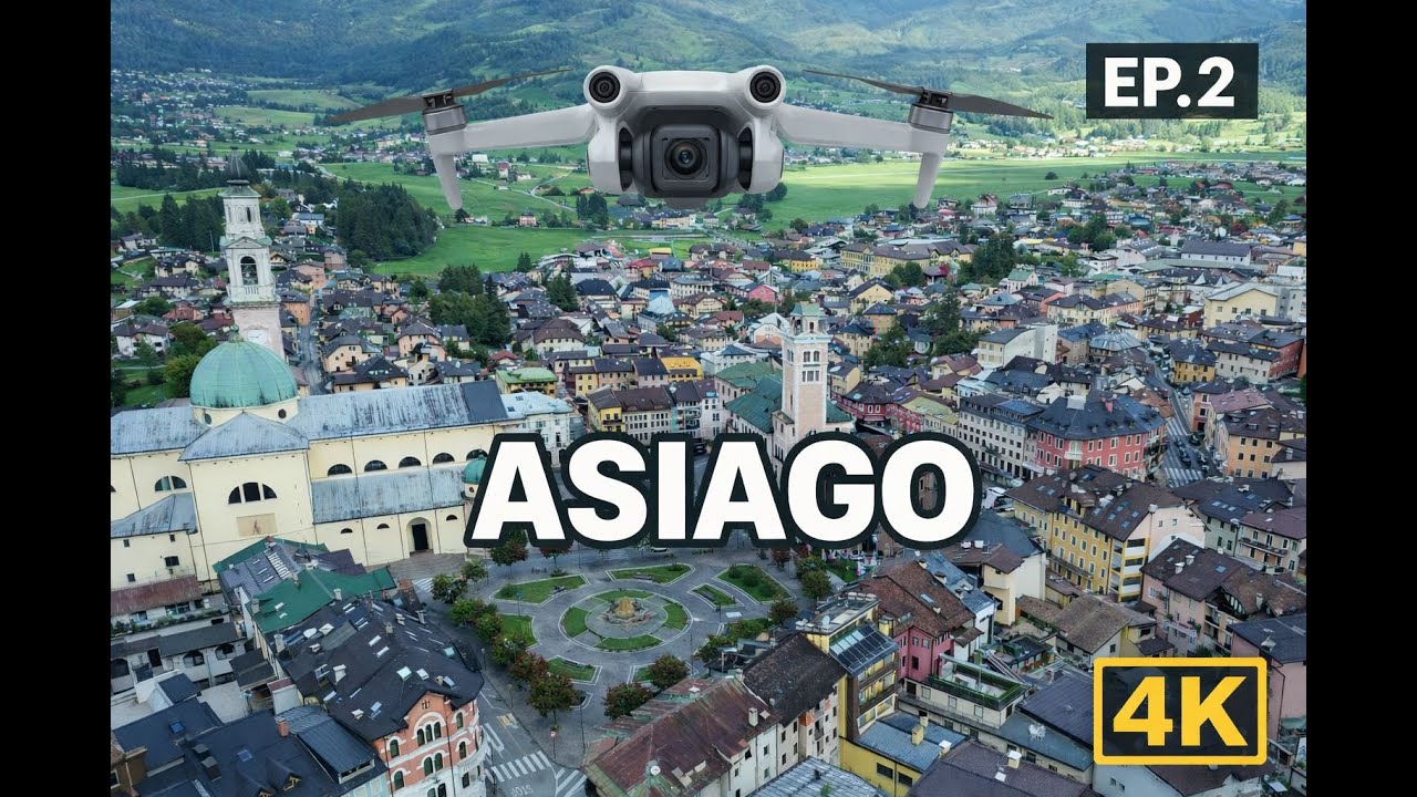 ✨ ASIAGO dall’Alto in 4K 🚁 | Natura e Centro Storico visti dal Drone – EP.2