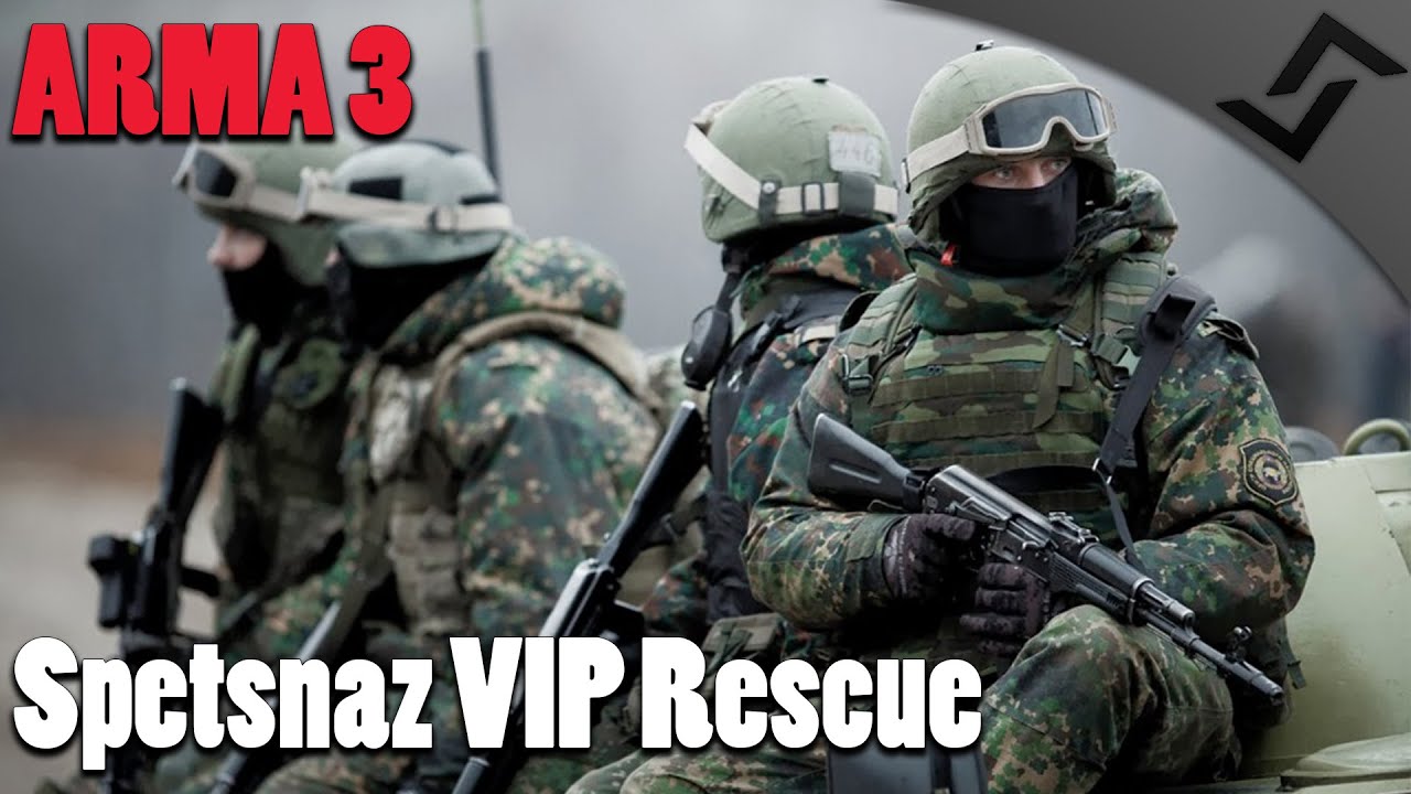 ARMA 3 - Spetsnaz VIP Rescue & Dam Destruction - 3rd Person Gameplay