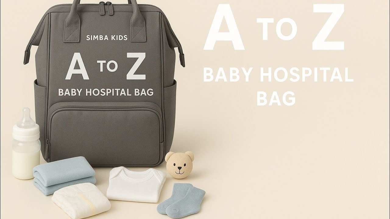 حقيبة الولادة الكاملة 🎒👶 تجهيزات ضرورية من Simba Kids وباك القابلة مريم جاهز… شوفي trousseau كامل 