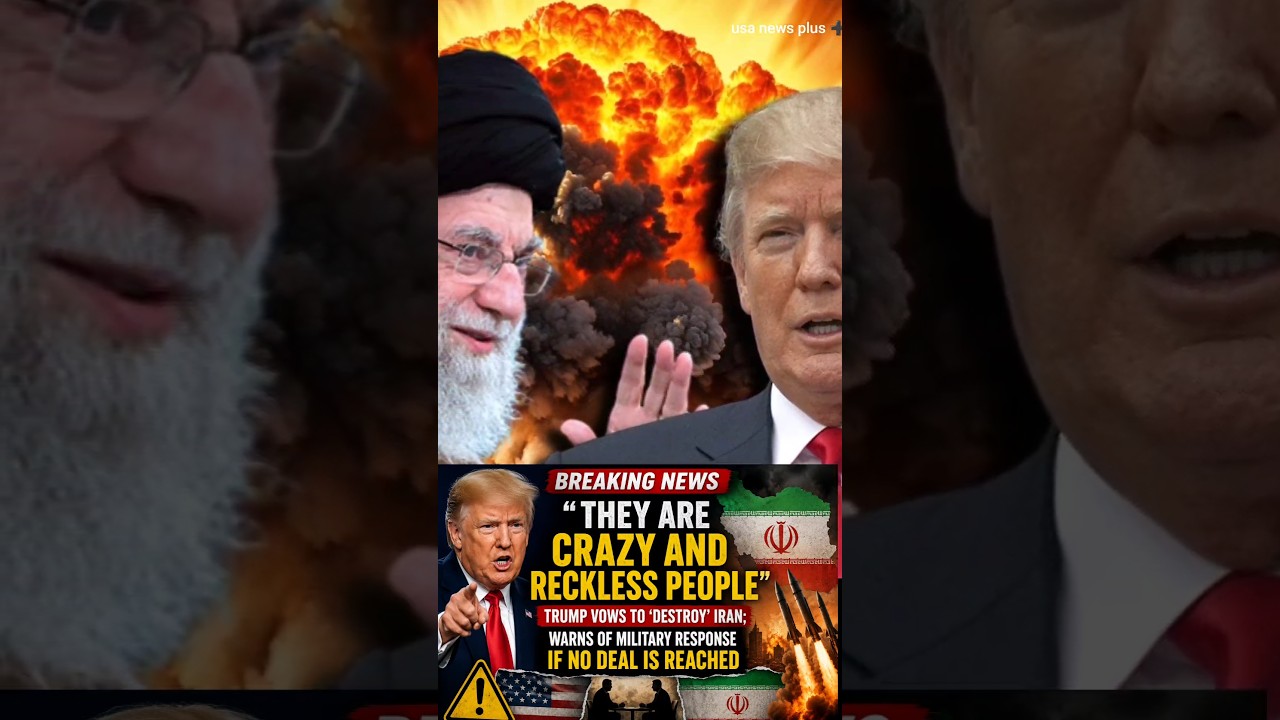 Breaking News: Trump Warns Iran of Massive Attack | &ldquo;No Deal, Military Action Next&rdquo;