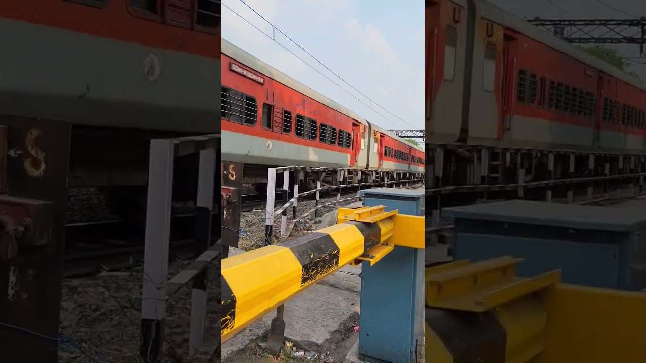 Railgate Close Crossing Intercity Express #shorts