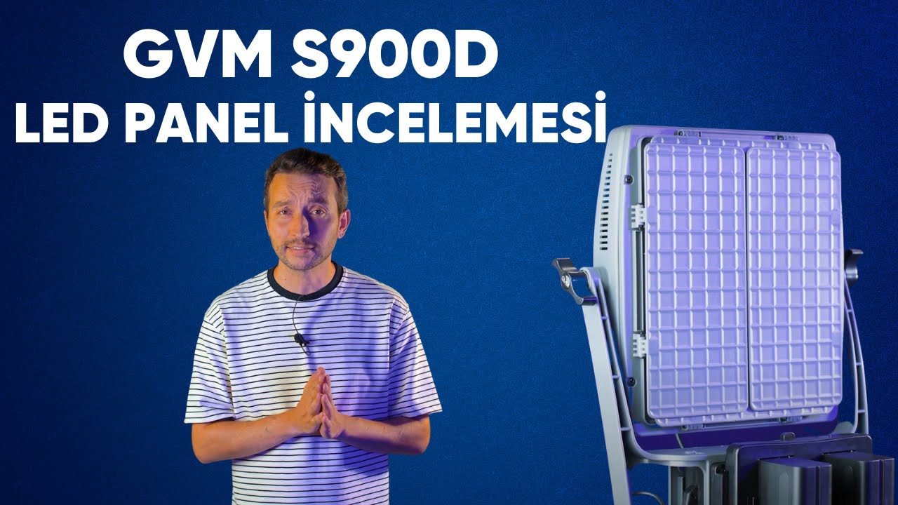 GVM-S900D Aktif Fan Soğutmalı LED Panel İncelemesi | fotografium.com