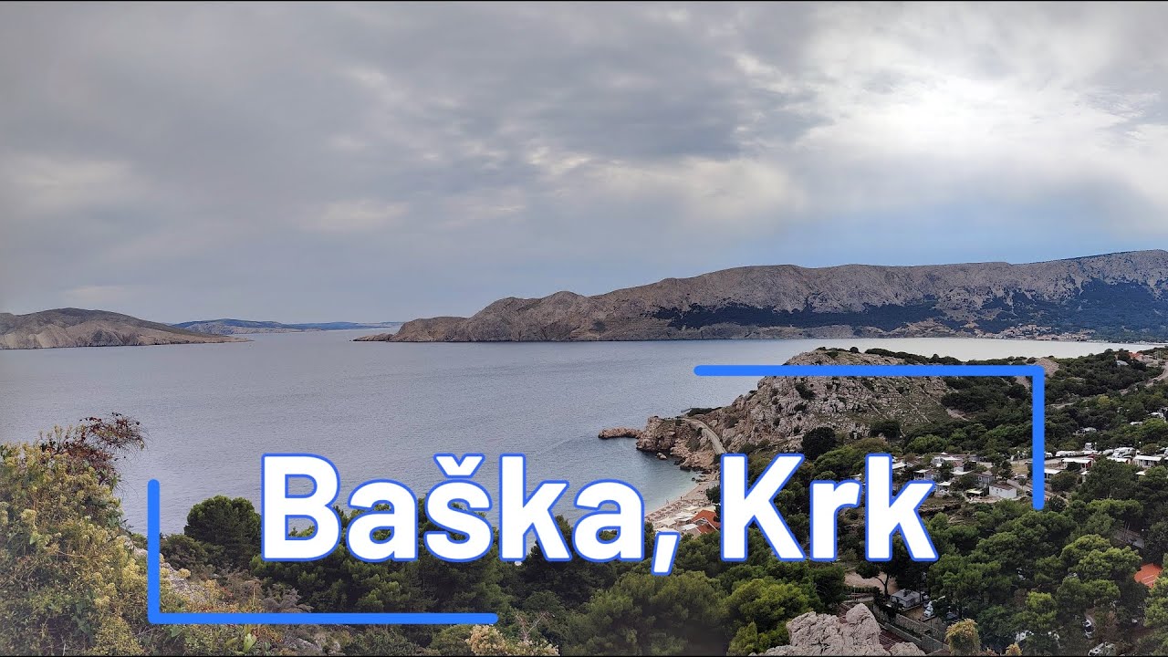 Baska, Croatia walk | Strolling along the beachfront and town center