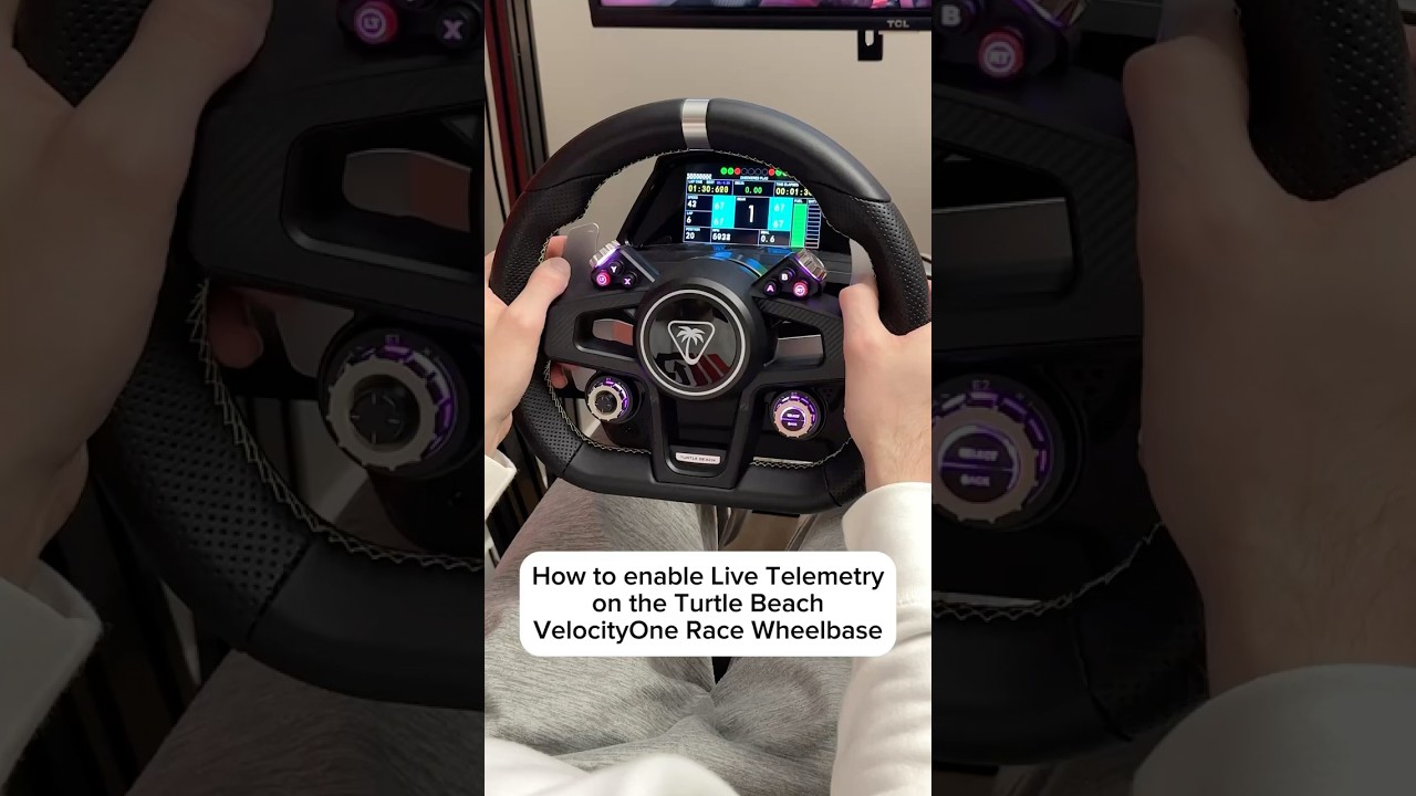 Enabling Live Telemetry on the Turtle Beach #VelocityOne Wheel using the TB V1 Tuner #turtlebeach