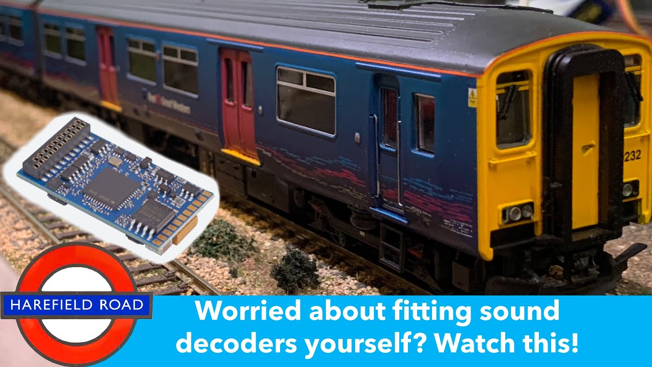 DCC sound fit in Bachmann DMU - easy to do!! - ESU Loksound V5 Decoder - first great western 150