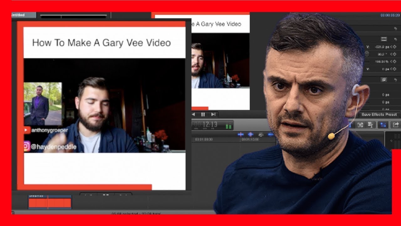 How To Make a Gary Vee Instagram Video (with progress bar)