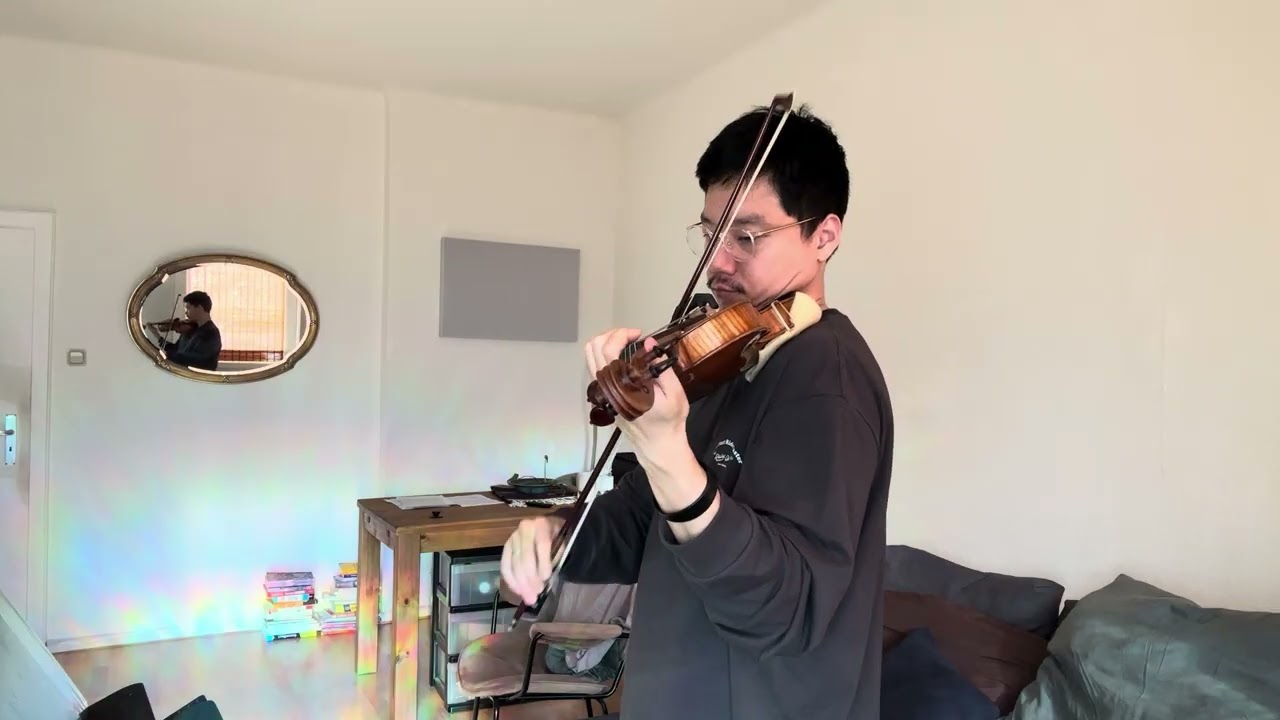 Practicing Dvorak violin concerto
