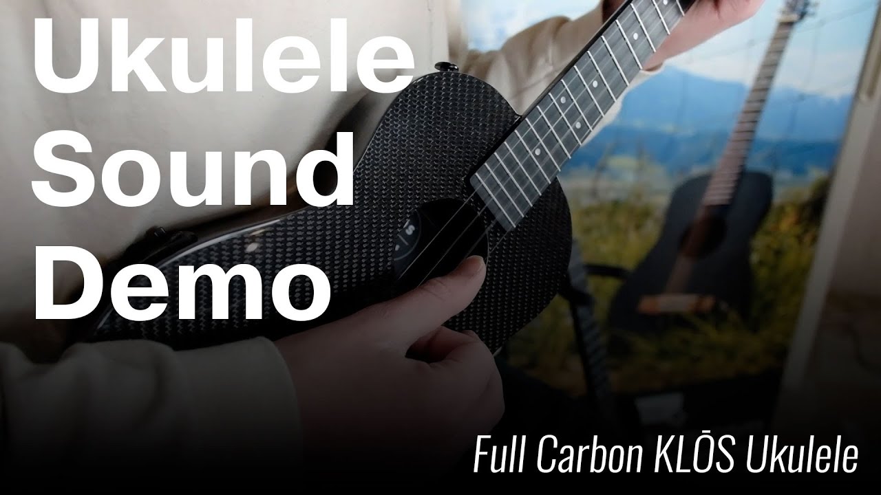 KLŌS Full Carbon Ukulele Sound Demo - Chase Williams