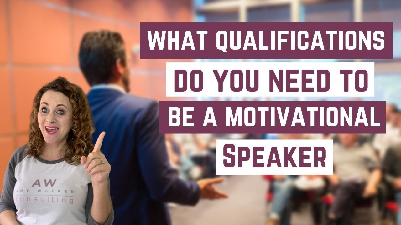 What qualifications do you need to be a motivational speaker? Should you be certified?
