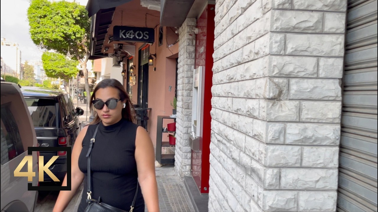 Lebanon 🇱🇧 Beirut Mar Mkhayel Walking Tour | Lebanon Now | Lebanon 4K | لبنان بيروت
