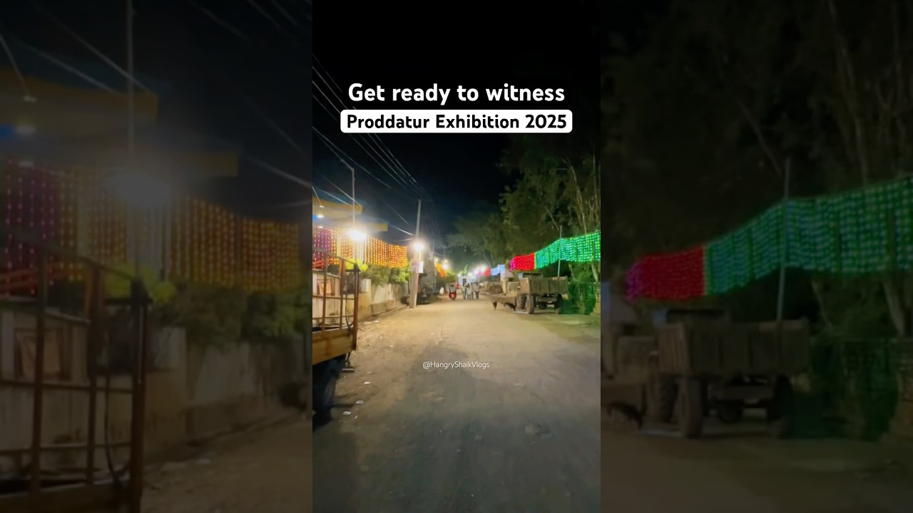 Proddatur is Gearing up for Exhibition 2025 #proddaturdasara2025 #proddaturdasara #Dasara2025