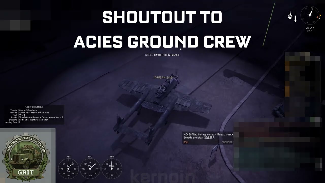 Foxhole War 132 | Oarbreaker Isles | GRIT Dive Bomber Strikes Warden Armor | GRIT & 1SNLF Operation