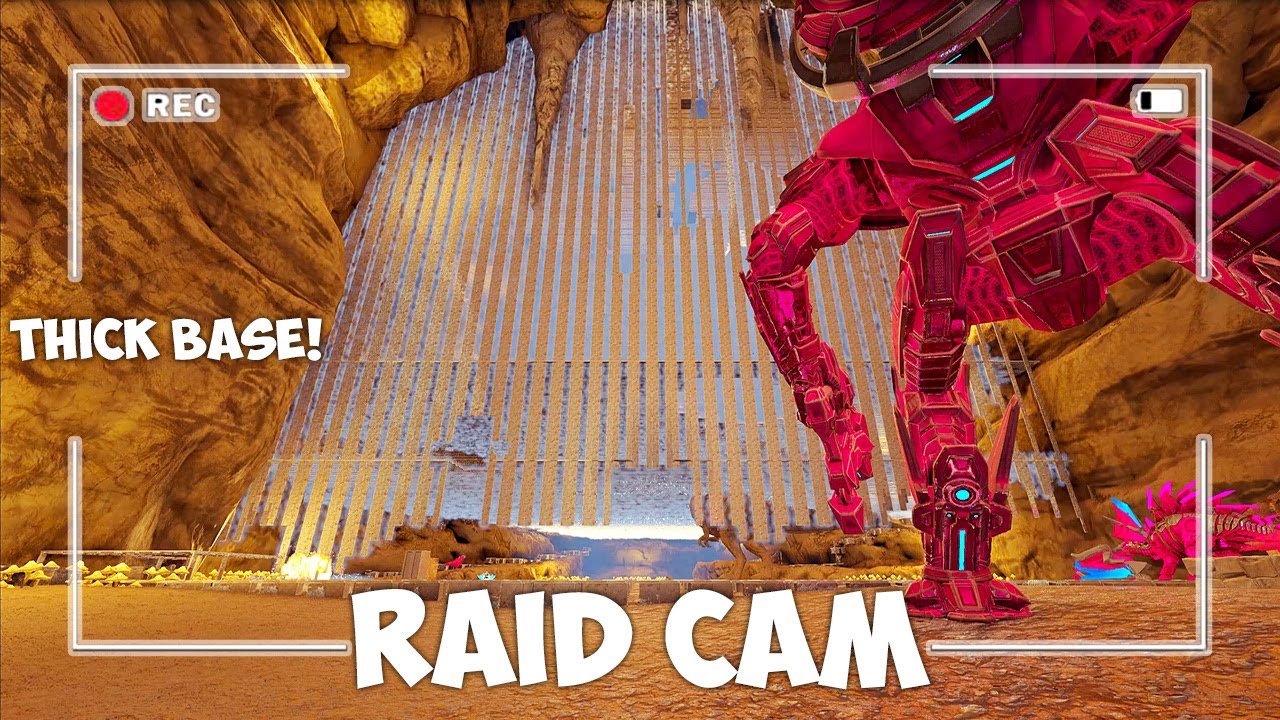 Ark Raid Cam - How You Can Raid A Thick Base in Minutes Without Soaking!