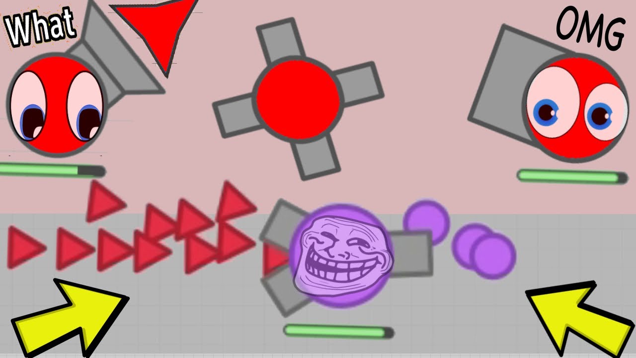 Move Around Base Drone !! Diepio New TOP EPIC 800% Funniest Maze Troll
