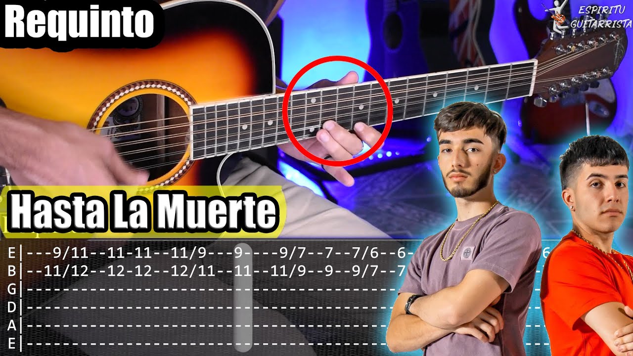 Hasta La Muerte - Eslabón Armado Ft. Iván Cornejo - Requinto | Tutorial | TABS