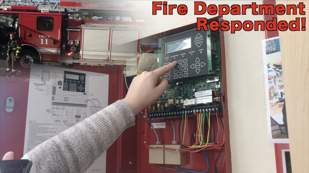 School Fire Drill #11: Fire Dpt. Responded!