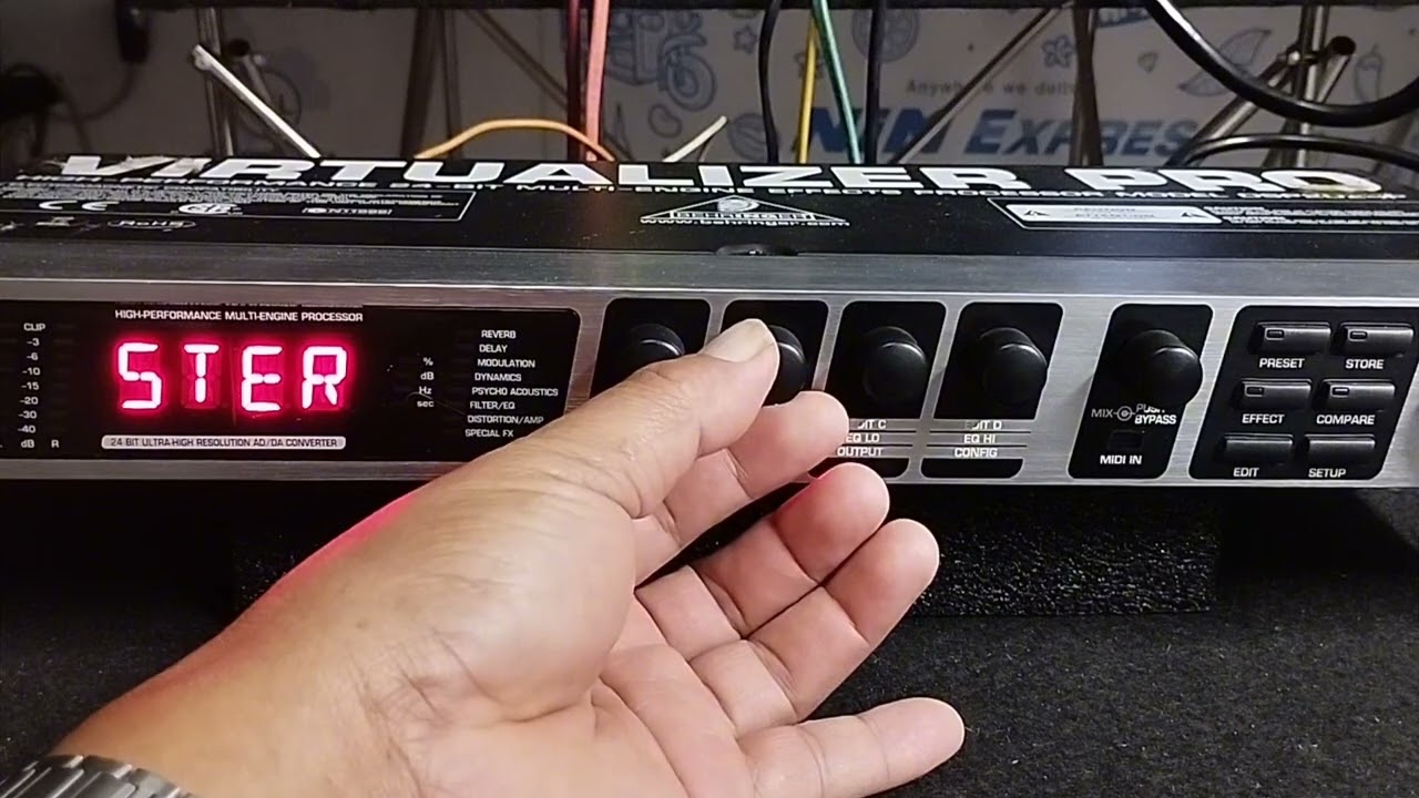 ตั้งค่าเอฟเฟค Behringer dsp2024p แบบง่ายๆ