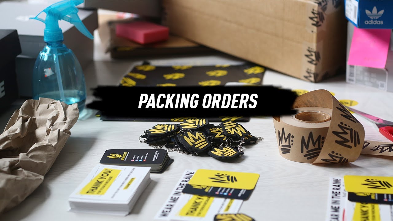 HOW I PACKAGE & SHIP MY ORDERS | Custom Sneaker Business UK