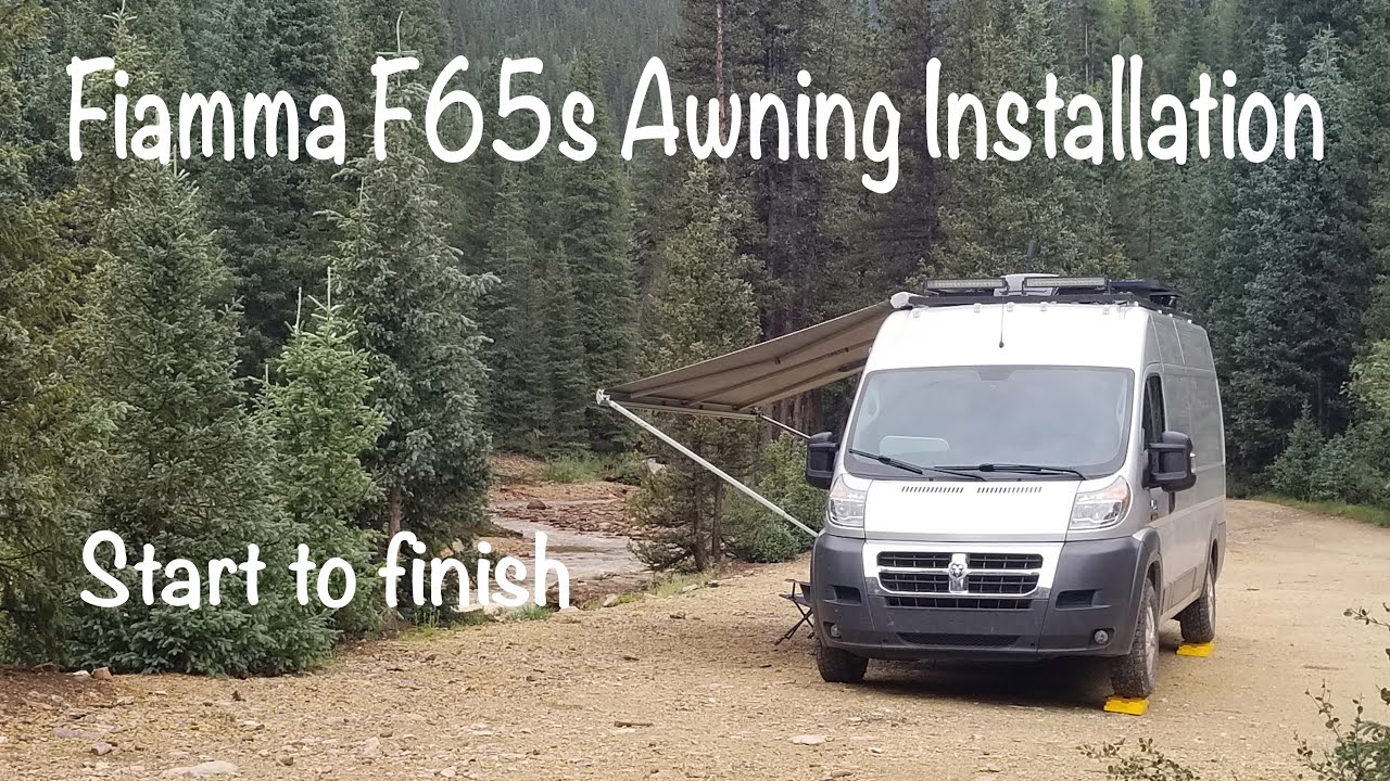 Установка тента Fiamma F65s на наш Promaster 3500