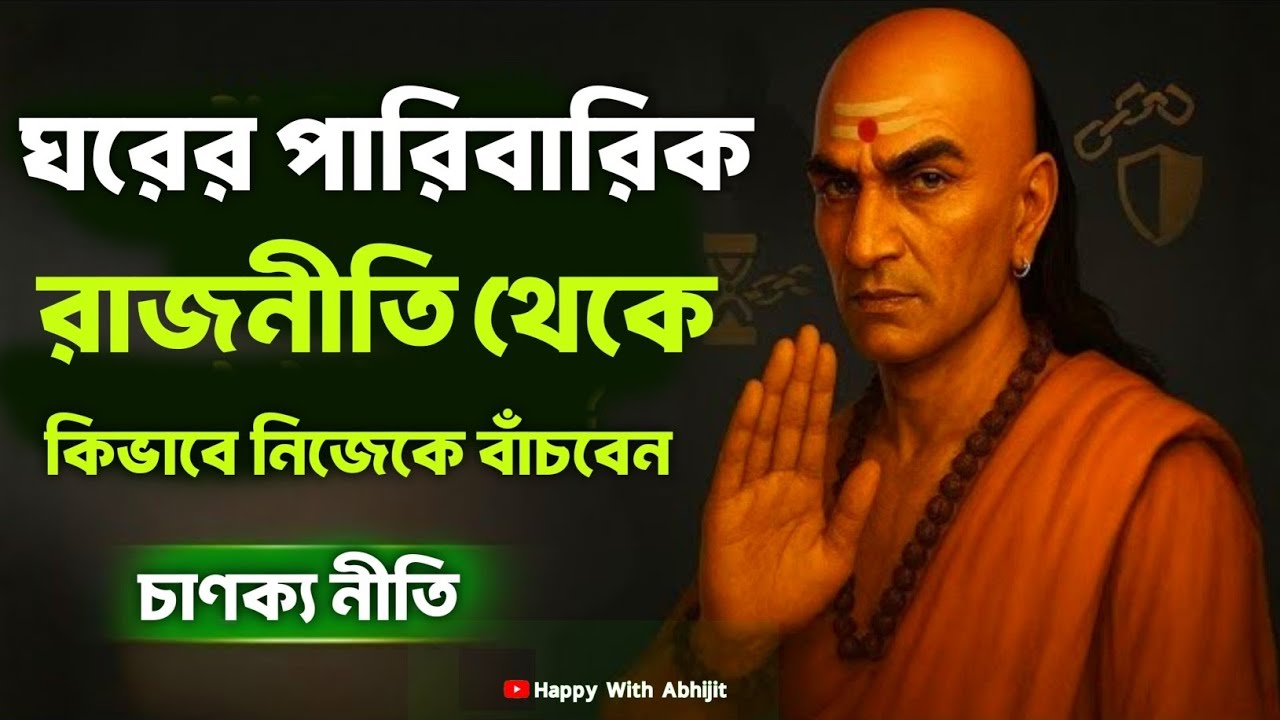 ঘরের পারিবারিক রাজনীতি থেকে কিভাবে নিজেকে বাঁচাবেন | Bengali Motivational Video By Acharya Chanakya
