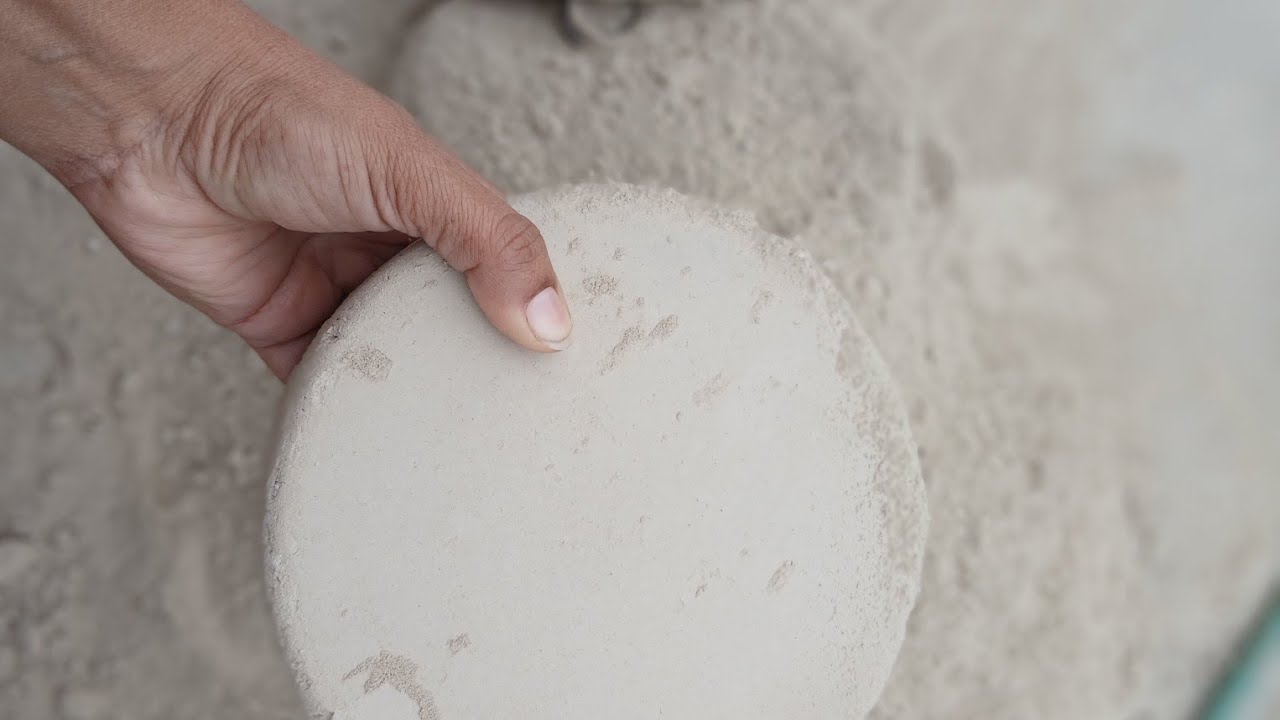 Pure Mud dry and water crumbling in tube paste mixing #youtube #satisfying 