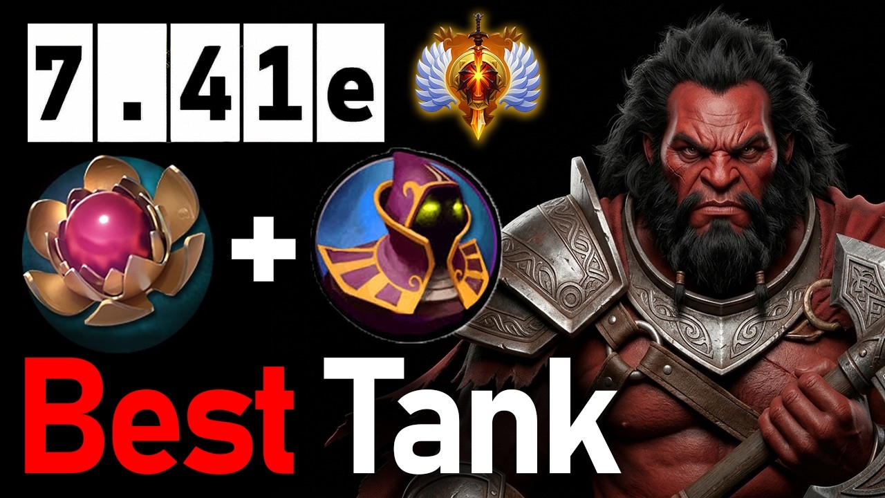 This Axe Offlane Build Is HARD To Kill | Hood Of Defiance + Lotus Orb Dota 2 7.41e