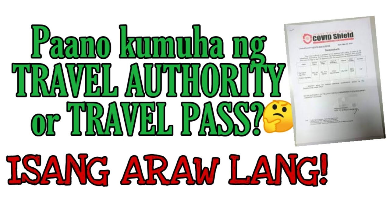 PAANO KUMUHA NG TRAVEL AUTHORITY?| TRAVEL DOCUMENTS| CATHTV30