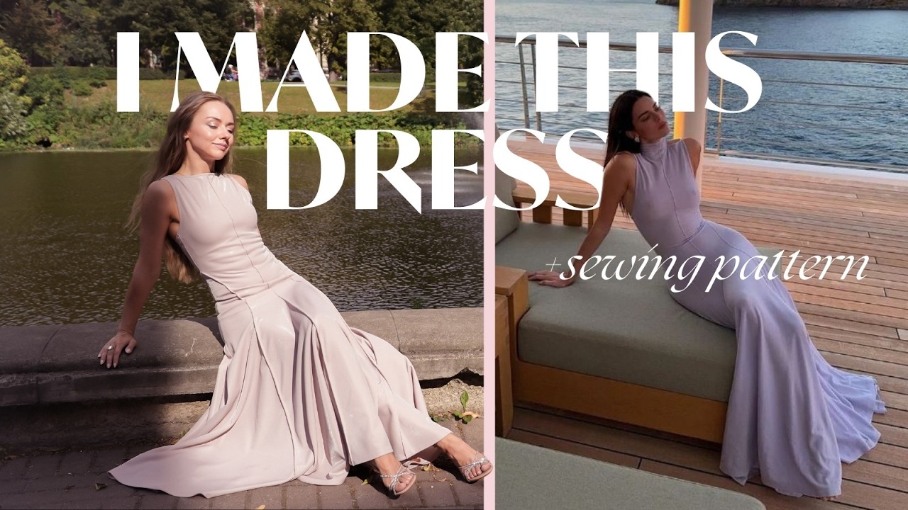 DIY Kendall inspired date night dress | Sewing Tutorial with SR x  @thehouseoftextiles
