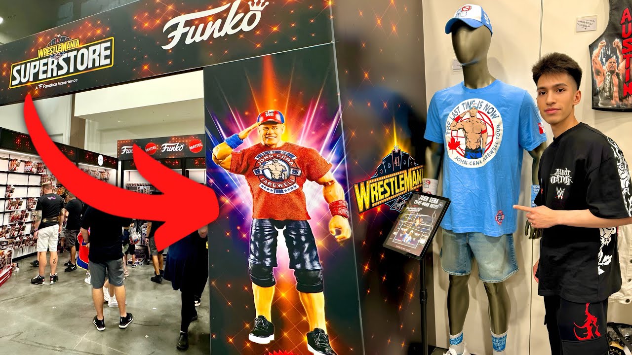 My INSANE WWE SUPERSTORE Experience!