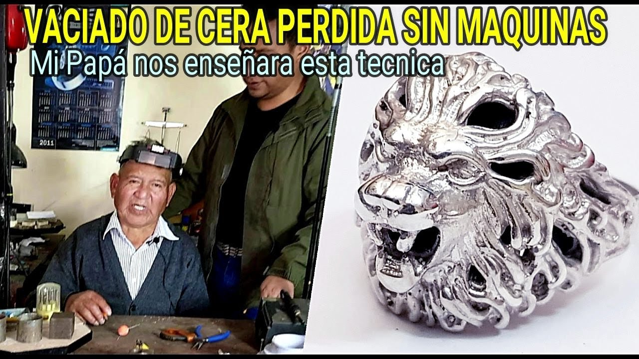 VACIADO DE CERA PERDIDA SIN MAQUINAS ( Lost Wax Technique )
