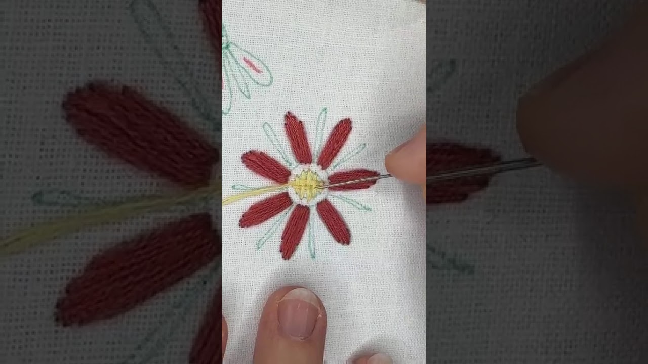 Free bouquet Stitchalong day 3 
