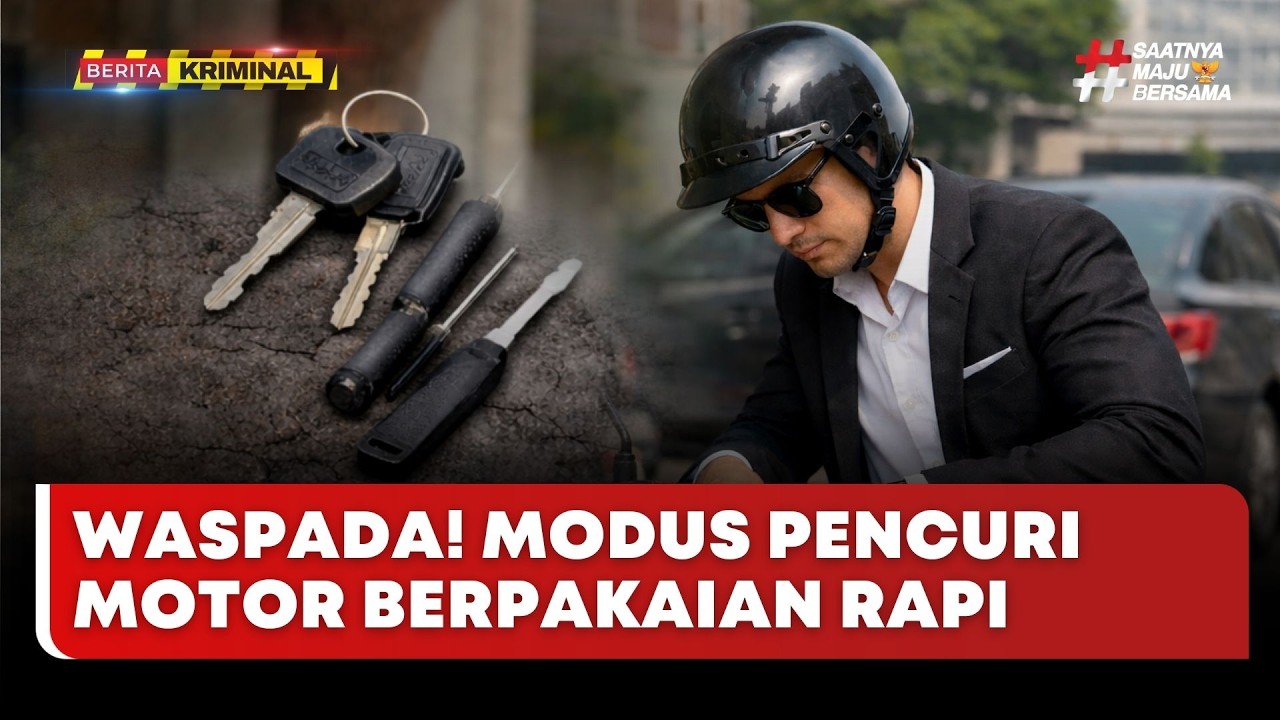 🔴 LIVE | Waspada! Modus Pencuri Motor Berpakaian Rapi - Beritasatu Kriminal