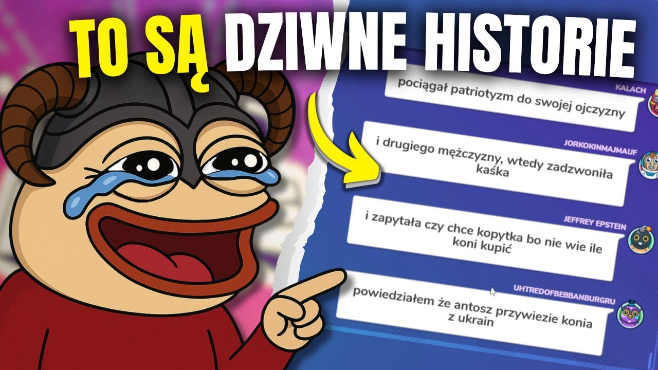 TO SĄ DZIWNE HISTORIE czyli KAŁACH gra w GARTIC PHONE Z WIDZAMI