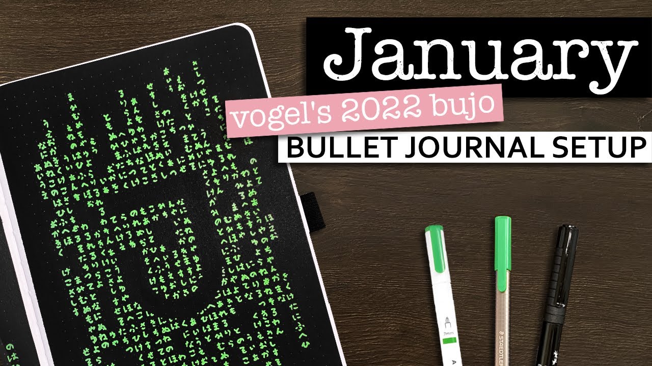 Оформление ежедневника Bullet Journal на январь 💜 Тема &laquo;Матрица&raquo;