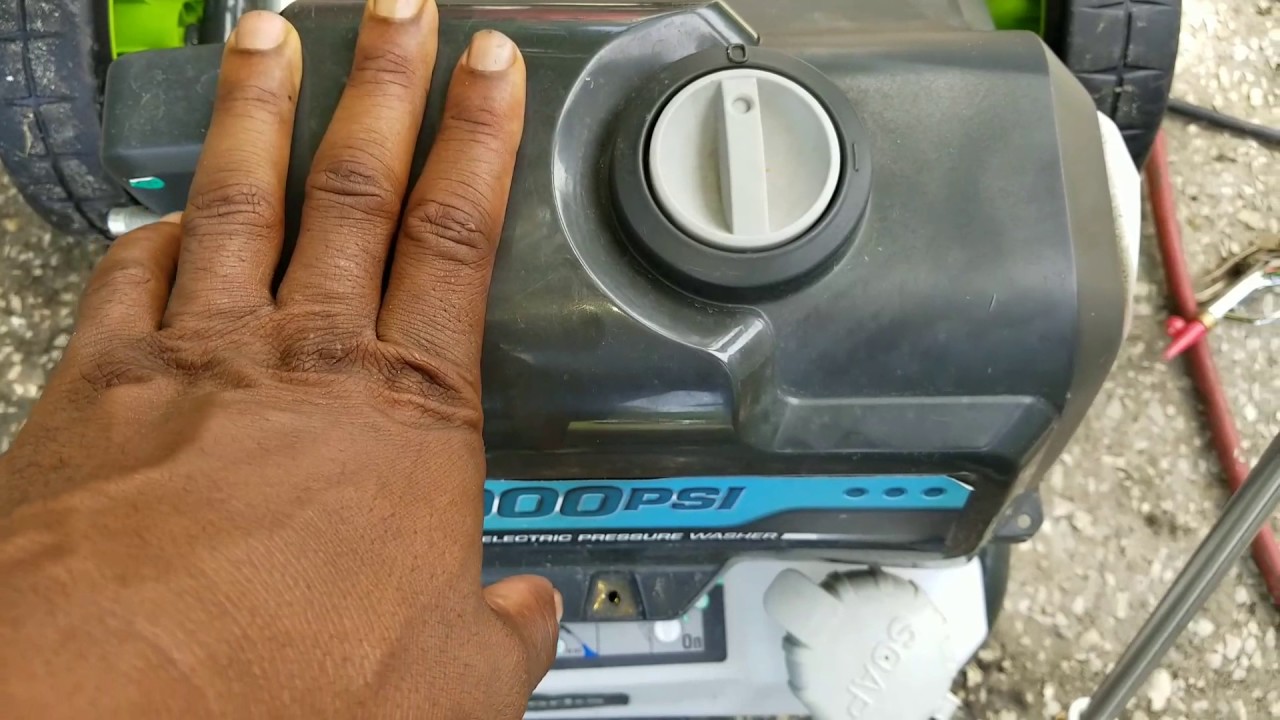 HOW  I FIXED MY LOWES GREENWORKS 2,000 PSI ELECTRIC PRESSURE WASHER