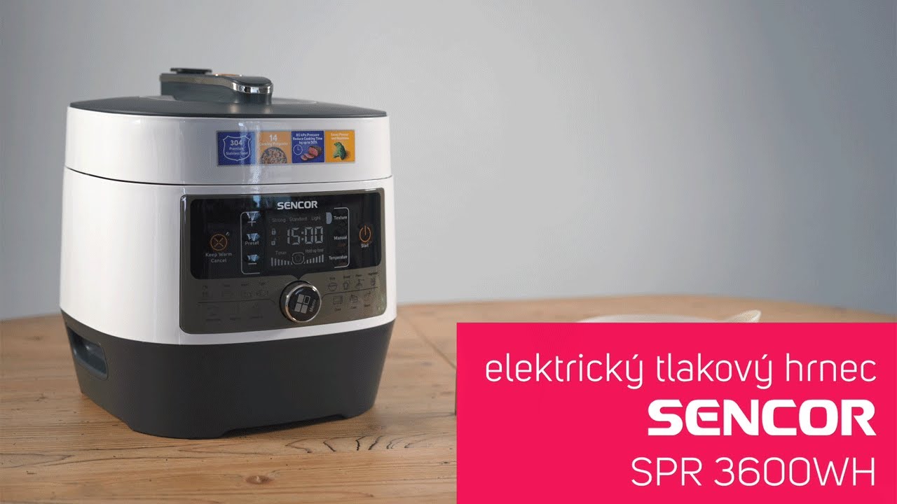 Unboxing Elektrického tlakového hrnce Sencor SPR 3600WH