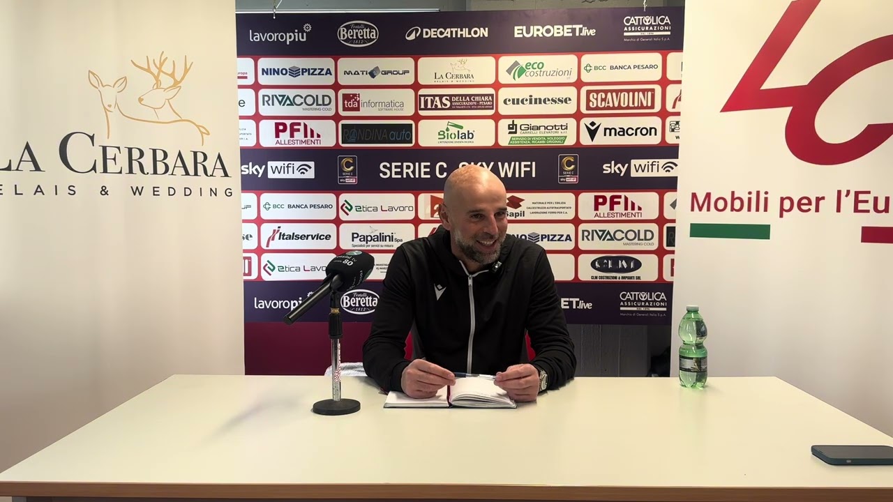 CONFERENZA STAMPA | Mister Stellone | Vis Pesaro - Bra
