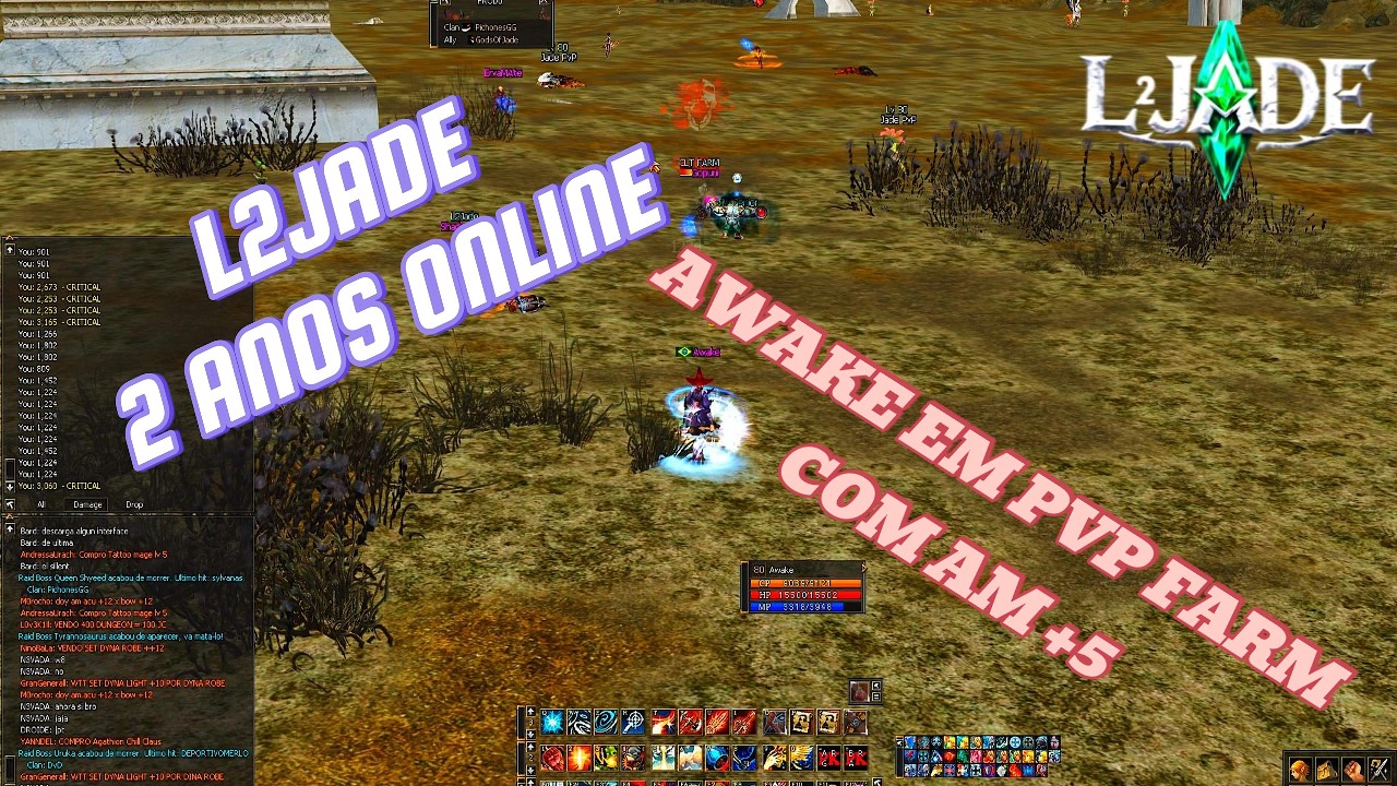 L2JADE AWAKE EM FARM PVP