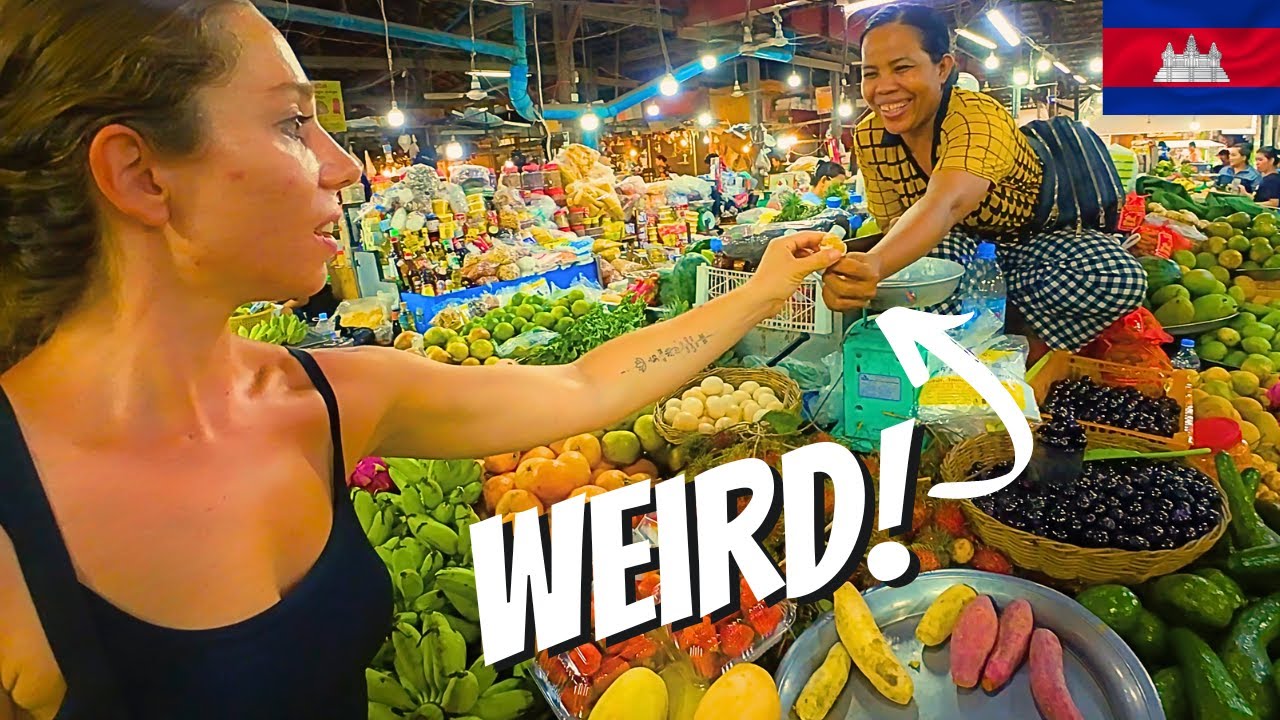 Sweet, Sour, or Strange? Foreigners Taste Test Unique Cambodian Fruits | Siem Reap 🇰🇭