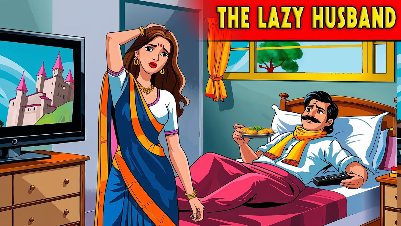 The Lazy Husband | Moral Stories | Animated Stories | Bedtime Stories | Cartoon | English Stories |