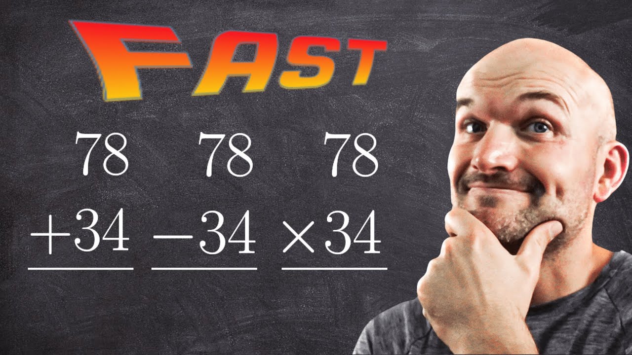 Two Digit Operations Fast | Mental Math Tricks