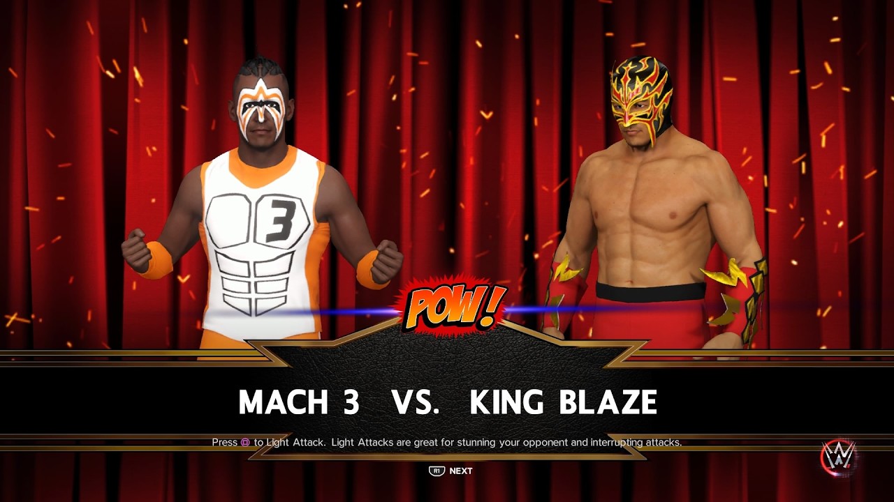 SMW: Mach 3 VS King Blaze, No Disqualification Match