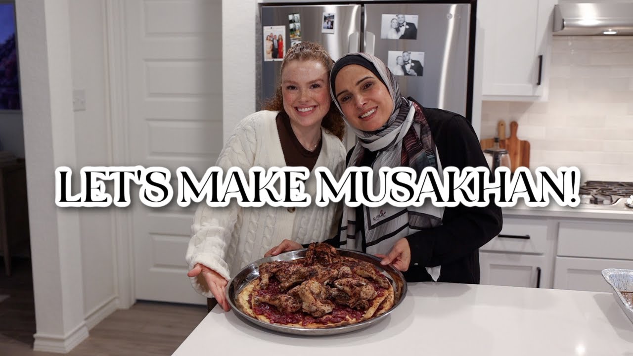 Cooking Palestinian Musakhan With My Mother-In-Law!