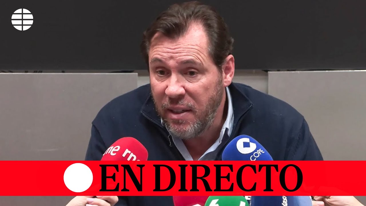 🔴 DIRECTO | Óscar Puente comparece en rueda de prensa tras los últimos accidentes de tren