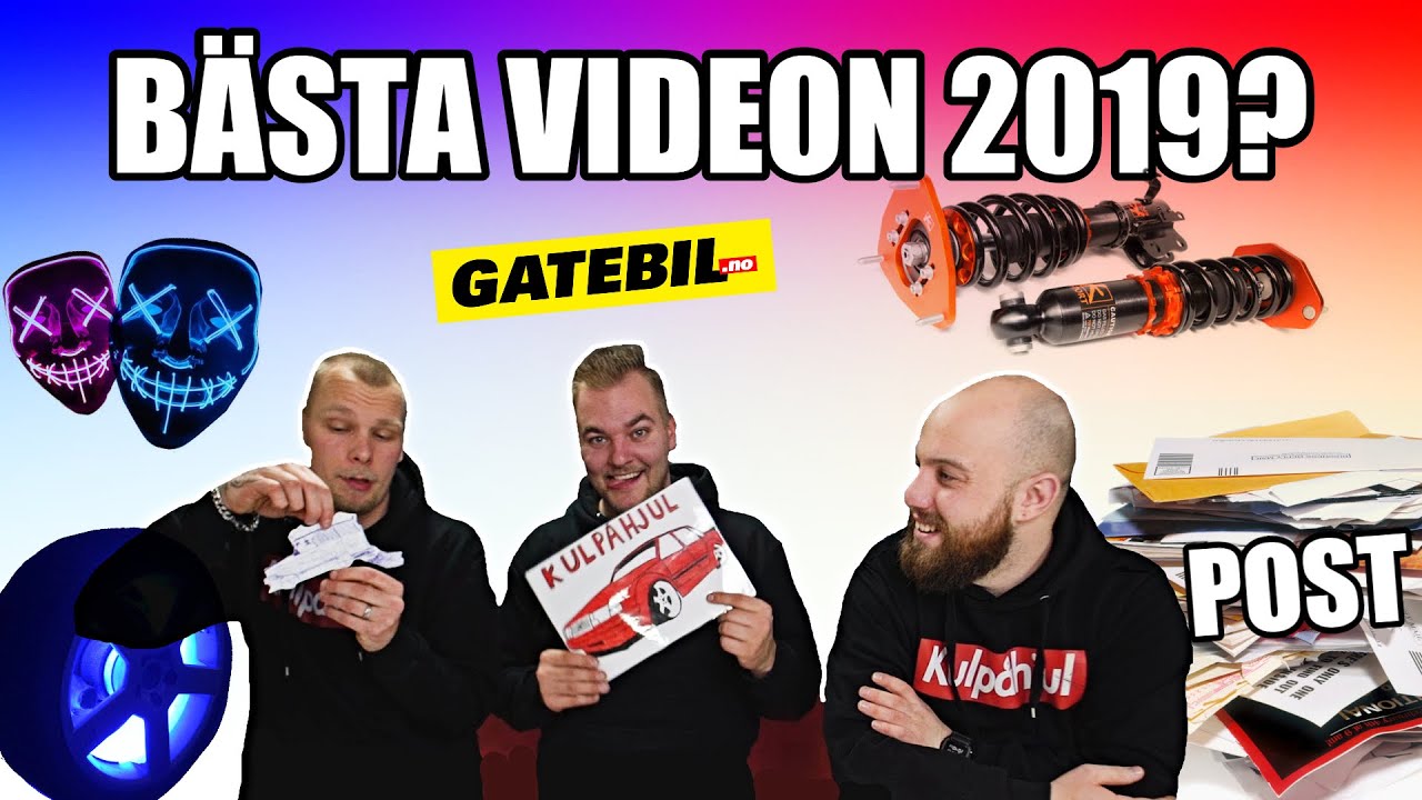 Hjulafton med det bästa från 2019 & öppnar paket vi fått!