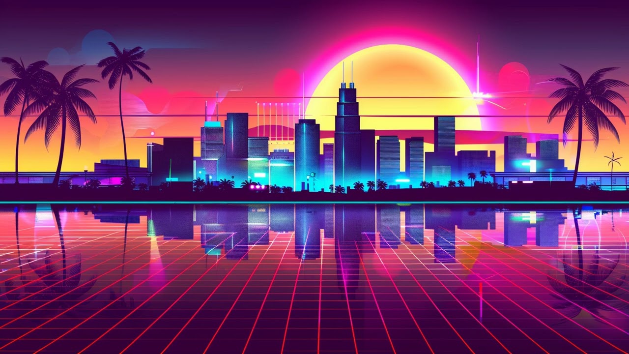 Neon Panther: Synthwave 80s Night Drive Mix