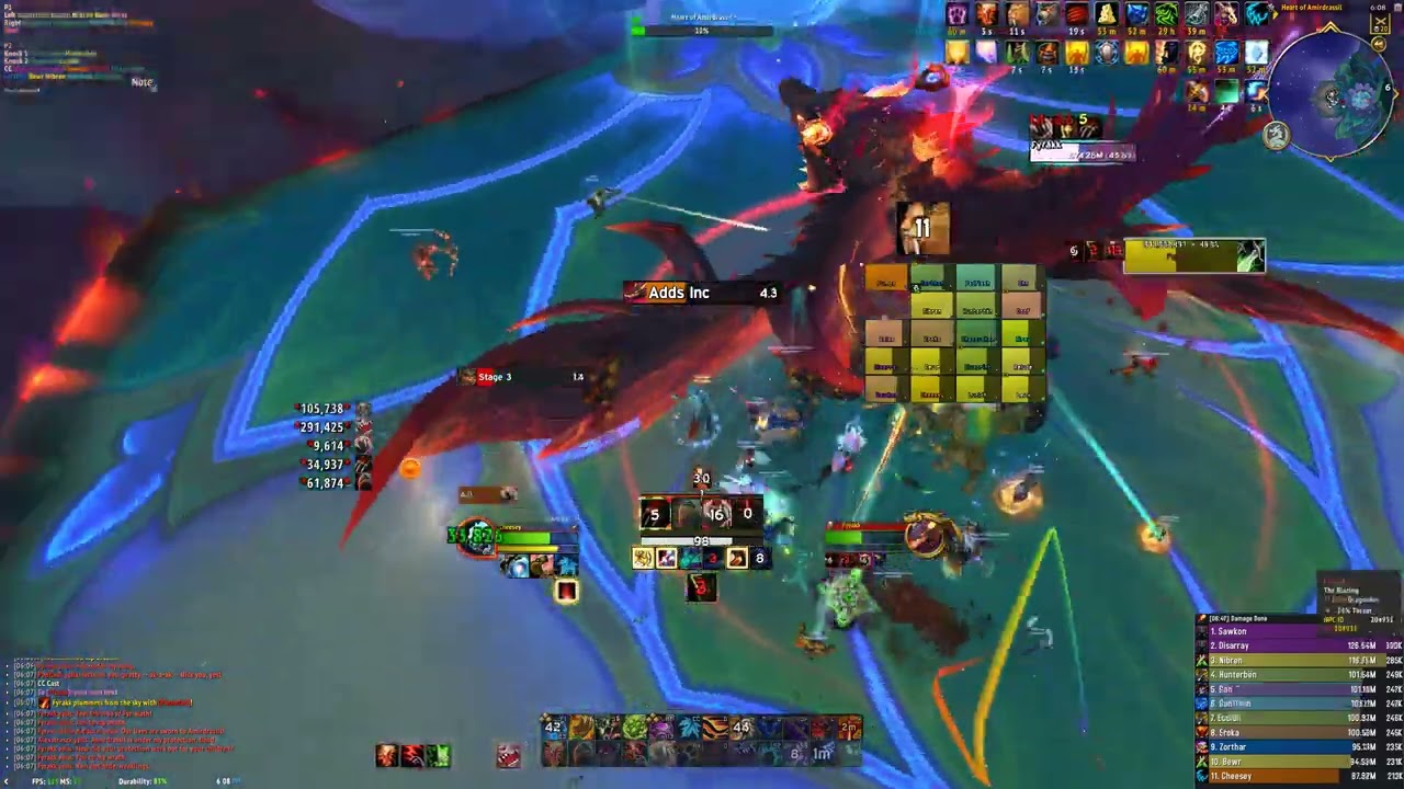 Honestly vs Mythic Fyrakk | Feral Druid POV