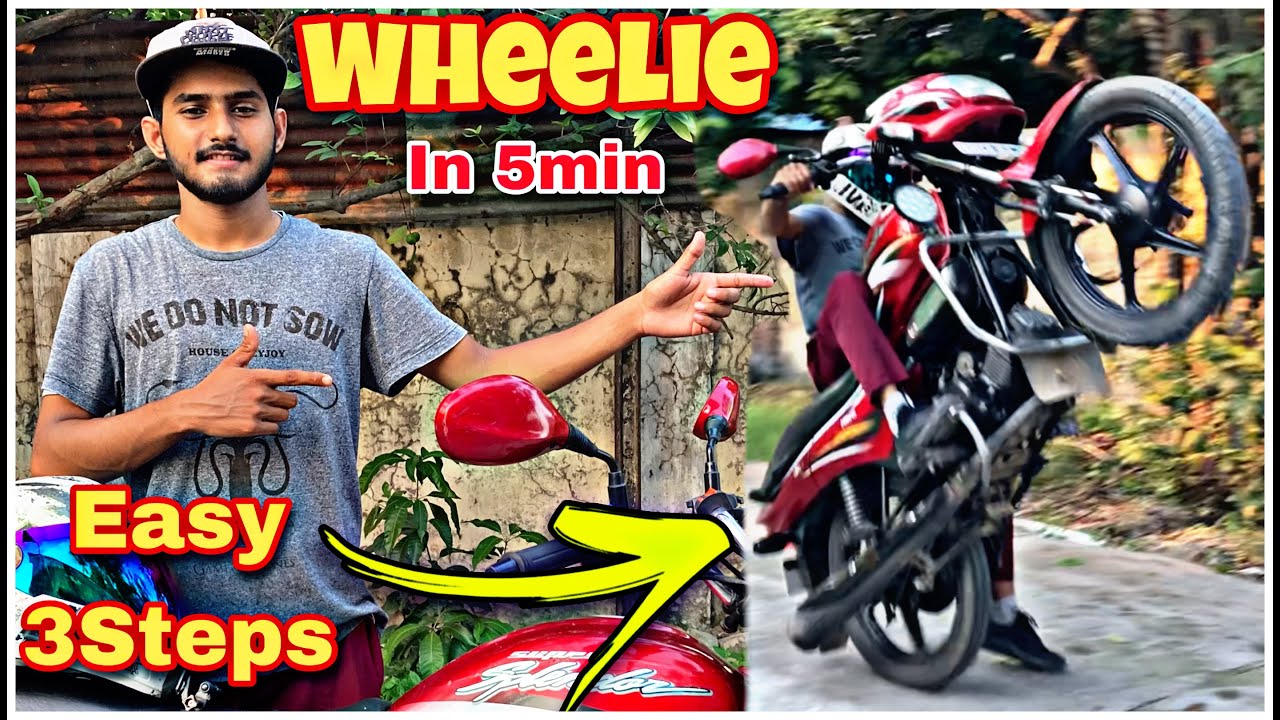 HOW TO DO WHEELIE ON SUPER SPLENDOR IN 2022 | LEARNING WHEELIE EASILY | WHEELIE TUTORIAL IN HINDI