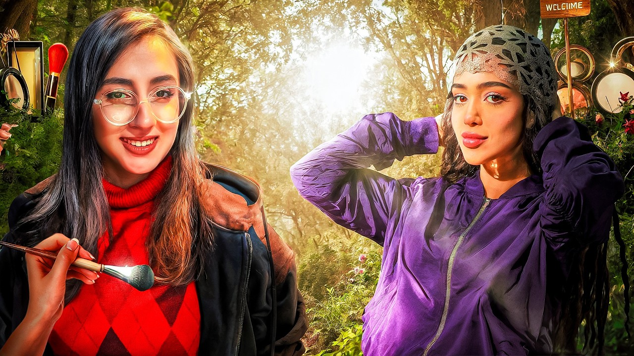 داخل جنگل سالن زیبایی زدیم😍💅🏻